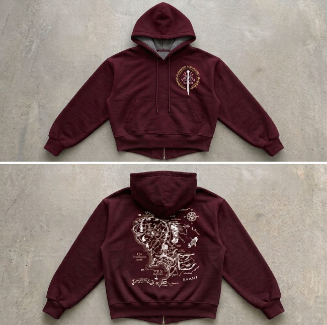Sudadera "Old Map"