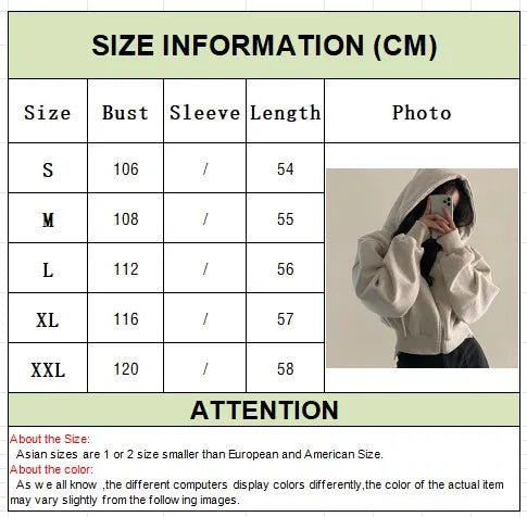 Sudadera Zip Oversized Crop