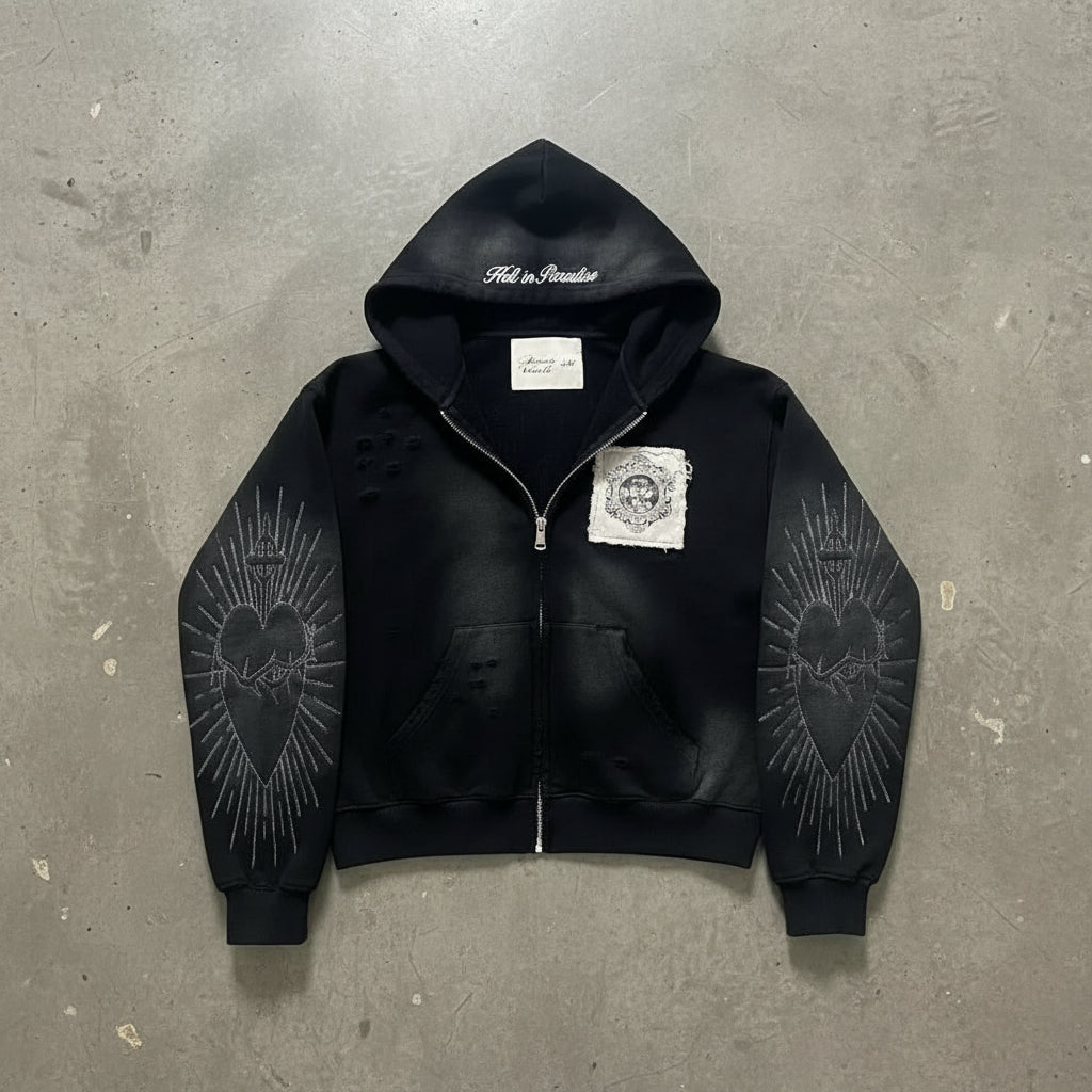 Sudadera Rhinestone