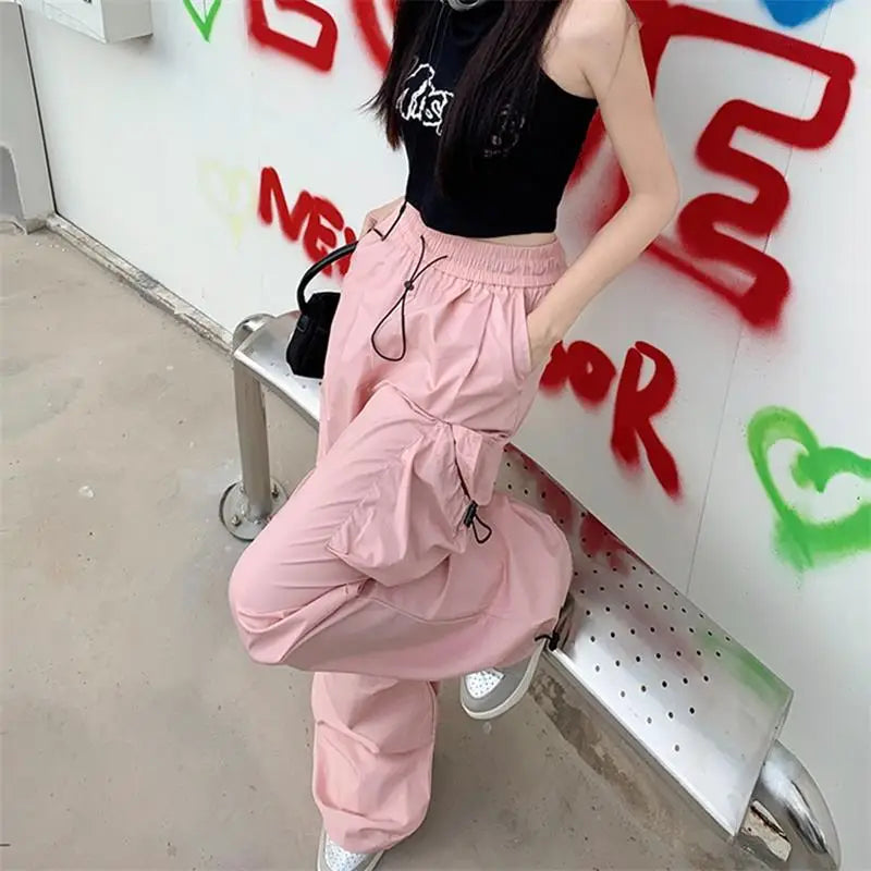 Pantalón Parachute Oversized Satinados